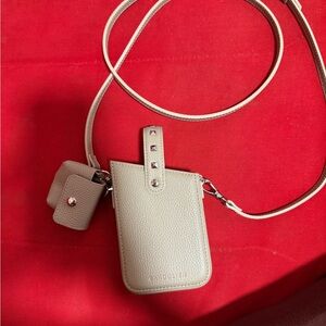 Bandolier Light Gray Crossbody Phone Case
